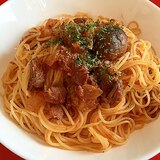 ビーフシチューを美味しくリメイク！ご馳走パスタ